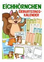 Vorschau - Poster - Geburtstagskalender - Eichhörnchenklasse - Deckblatt