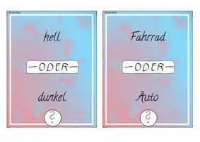 Vorschau - Spiele - Materialpaket "Entweder Oder" - Schreibanlass oder Spiel - Seite 3