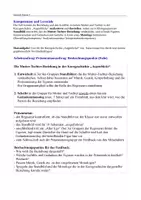 Vorschau - Stundenentwürfe - Produktive Kommunikationsanalyse der Kurzgeschichte "Augenblicke" - Deckblatt