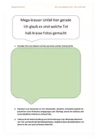 Vorschau - Arbeitsblätter - Unfall-Gaffer: WhatsApp-Nachrichten reflektieren (soziale Netzwerke) LÖSUNGEN | Deutsch Klasse 9–10 - Seite 3