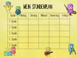 Vorschau - Mal- und Bastelvorlagen - Stundenplanvorlagen - Seite 2