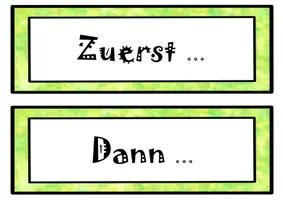 Vorschau - Poster - Unser Tag - Satzanfänge, Stundenplan (Fächer), Wochentage - Seite 2