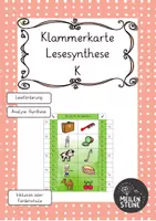 Vorschau - Fördermaterial/Inklusion - Klammerkartenpaket P, T, K - Seite 1