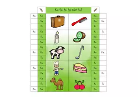 Vorschau - Fördermaterial/Inklusion - Klammerkartenpaket P, T, K - Seite 2
