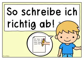 Vorschau - Stundenentwürfe - Neue Zeilen - richtiges Abschreiben in Klasse 3 - Seite 1