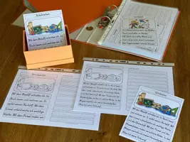 Vorschau - Stundenentwürfe - Schulsachen - Differenzierte Tafel-, Abschreib- und Ansagetexte - Deckblatt