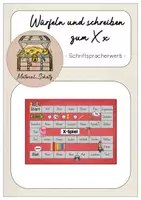 Vorschau - Spiele - Würfeln und schreiben zum X x - Deckblatt