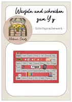 Vorschau - Spiele - Materialpaket Würfeln und schreiben Y, Z, Ä, Ö, Ü, ß - Seite 1