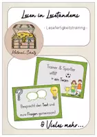 Vorschau - Arbeitsblätter - Lesen in Lesetandems - Deckblatt