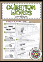 Vorschau - Arbeitsblätter - QUESTION WORDS - Worksheet (where, what, how often, who) 5. Schulstufe - Deckblatt