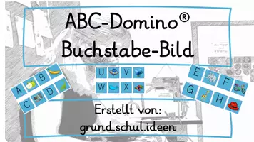 Vorschau - Spiele - Deutsch Erste Klasse: "Domino® ABC" - Seite 1