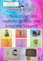 Vorschau - Unterrichtsreihen - Komplettpaket Sequenz Schule früher und heute - Deckblatt