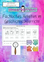 Vorschau - Unterrichtsreihen - Komplettpaket Fachliches Arbeiten Geschichtsunterricht: Quellen - Deckblatt