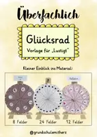 Vorschau - Lehrpläne/Lehrermaterial - Glücksrad Vorlage für "Lustigt" in A4 - Seite 3