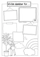 Vorschau - Arbeitsblätter - Dankbarkeit - Sketchnotes (auch Corona) - Seite 3