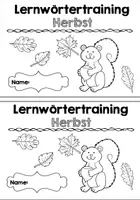 Vorschau - Arbeitsblätter - Lernwörtertraining: Herbstwörter - Seite 2