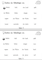 Vorschau - Arbeitsblätter - Lernwörtertraining: Herbstwörter - Seite 3