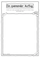 Vorschau - Arbeitsblätter - Feste, Ausflüge und Ferien - Sketchnotes - Seite 1
