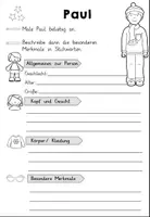 Vorschau - Arbeitsblätter - Arbeitsblätter - Personenbeschreibung (Herbst) - Seite 3