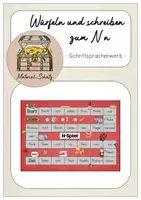Vorschau - Spiele - Würfeln und schreiben zum N n - Deckblatt