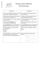 Vorschau - Arbeitsblätter - Lineare Funktionen - Partnerinterview - Seite 3