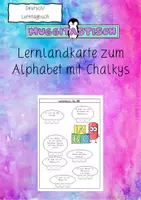 Vorschau - Arbeitsblätter - Lernlandkarte Alphabet - Deckblatt