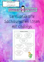 Vorschau - Arbeitsblätter - Lernlandkarte Sachrechnen - Deckblatt