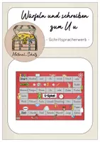 Vorschau - Spiele - Würfeln und schreiben zum U u - Deckblatt