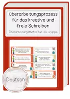 Vorschau - Stundenentwürfe - Überarbeitungsfächer für das kreative und freie Schreiben - Deckblatt
