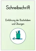 Vorschau - Arbeitsblätter - Schreibschrift - Einführung der Buchstaben und Übungen LA - Deckblatt