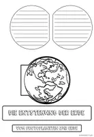 Vorschau - Arbeitsblätter - Entstehung des Universums - Lapbook Vorlagen - Seite 3