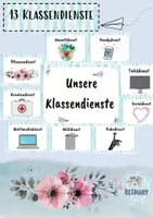 Vorschau - Poster - Klassendienste - Deckblatt