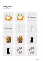 Vorschau - Spiele - Quiz, Memory® und Lesedomino zum Thema Katze - Seite 3