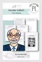 Vorschau - Arbeitsblätter - Künstler-Faltheft: Henri Matisse - Deckblatt