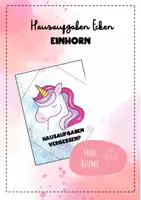 Vorschau - Anderer Materialtyp - Hausaufgaben Ecken Einhorn - Deckblatt