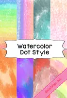 Vorschau - selbst erstellte Cliparts/Grafiken - Hintergründe Wasserfarben (Aquarell) - Deckblatt