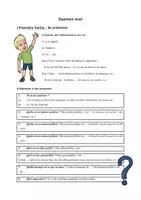 Vorschau - Klassenarbeiten - Mündliche Klassenarbeit erstes Lernjahr - Deckblatt