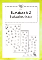 Vorschau - Arbeitsblätter - Buchstaben A-Z: Buchstaben finden (Do-a-Dot) Großbuchstaben - Seite 1