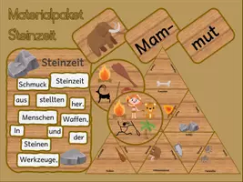 Vorschau - Spiele - Steinzeit Material - Deckblatt