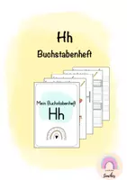 Vorschau - Arbeitsblätter - Buchstabenheft Hh - Buchstabeneinführung - Deckblatt