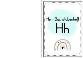 Vorschau - Arbeitsblätter - Buchstabenheft Hh - Buchstabeneinführung - Seite 2