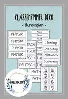 Vorschau - Anderer Materialtyp - Stundenplan - Visualisierung im Klassenzimmer - Deckblatt