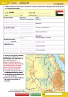 Vorschau - Arbeitsblätter - Atlasarbeit Afrika Topographie - Seite 1