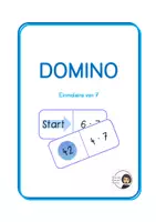 Vorschau - Spiele - Malreihen-Domino Einmaleins von 7 - Deckblatt