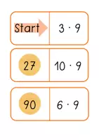 Vorschau - Spiele - Malreihen-Domino Einmaleins von 9 - Seite 1