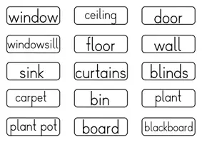Vorschau - Poster - Butterfly Classroom Labels - Wortschatzeinführung - Seite 2