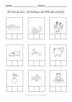 Vorschau - Arbeitsblätter - Arbeitsblätter Buchstaben Sch Druckschrift & Schreiblehrgang - Seite 3