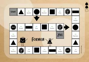 Vorschau - Spiele - *PAKET 7* Geometrische Formen DaZ - Seite 1