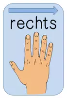 Vorschau - Poster - Rechts Links Schilder für den Klassenraum - Seite 1