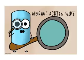 Vorschau - Präsentationen/Tafelbilder - Tafel-Lupe mit den Chalkys - Seite 1